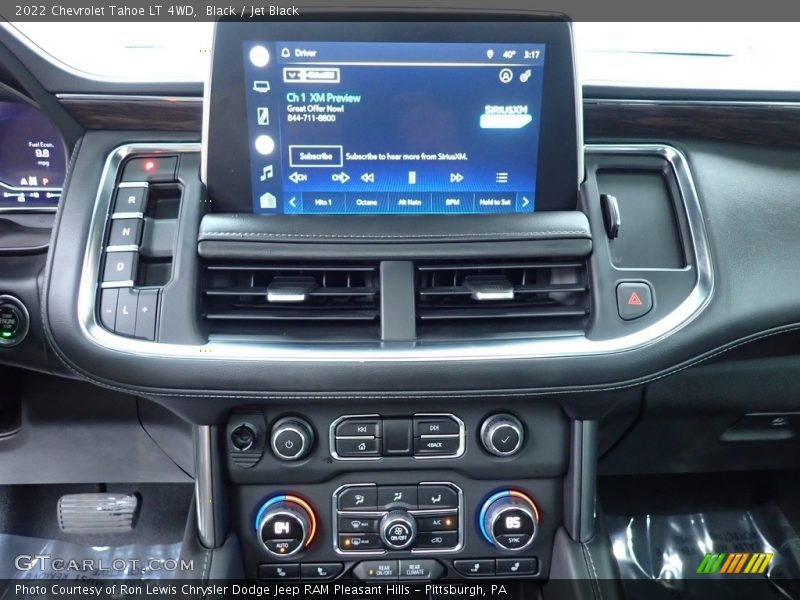 Controls of 2022 Tahoe LT 4WD