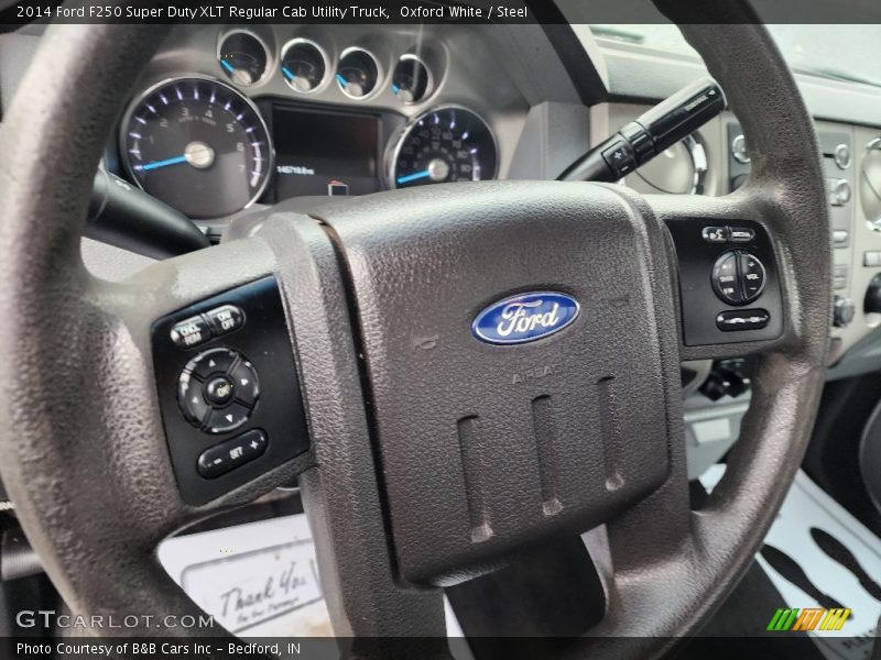 Oxford White / Steel 2014 Ford F250 Super Duty XLT Regular Cab Utility Truck
