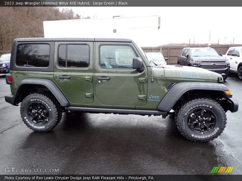 Sarge Green / Black 2023 Jeep Wrangler Unlimited Willys 4XE Hybrid