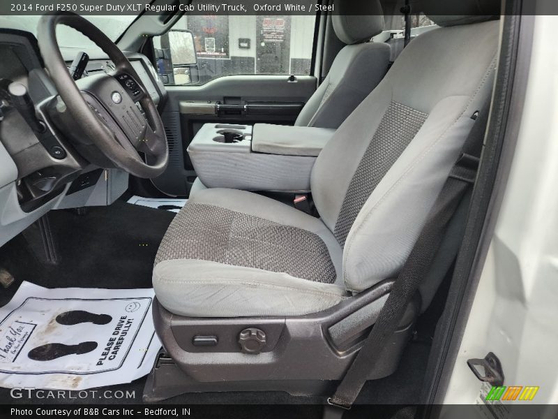 Oxford White / Steel 2014 Ford F250 Super Duty XLT Regular Cab Utility Truck