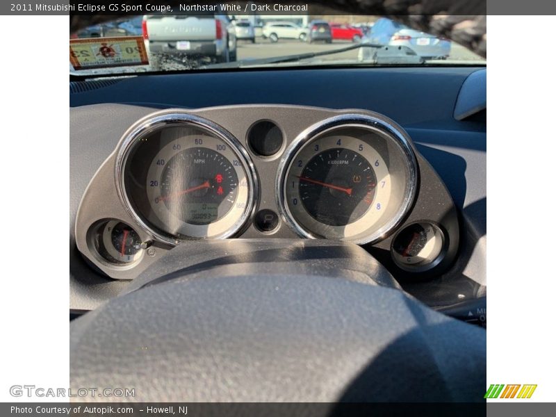 Northstar White / Dark Charcoal 2011 Mitsubishi Eclipse GS Sport Coupe