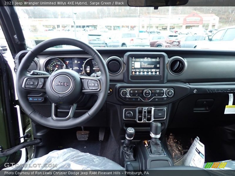 Sarge Green / Black 2023 Jeep Wrangler Unlimited Willys 4XE Hybrid