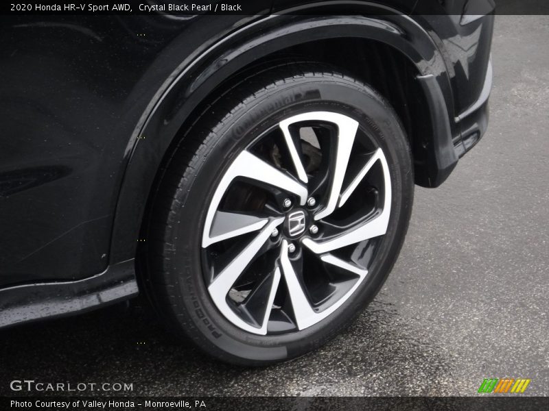 Crystal Black Pearl / Black 2020 Honda HR-V Sport AWD
