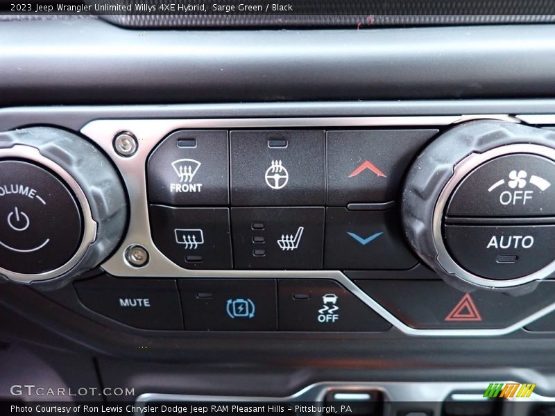Sarge Green / Black 2023 Jeep Wrangler Unlimited Willys 4XE Hybrid