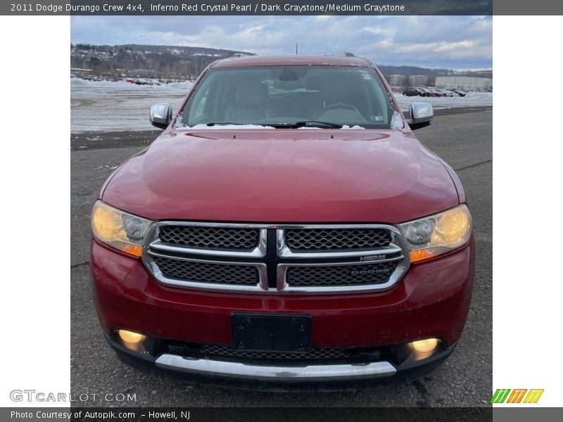 Inferno Red Crystal Pearl / Dark Graystone/Medium Graystone 2011 Dodge Durango Crew 4x4