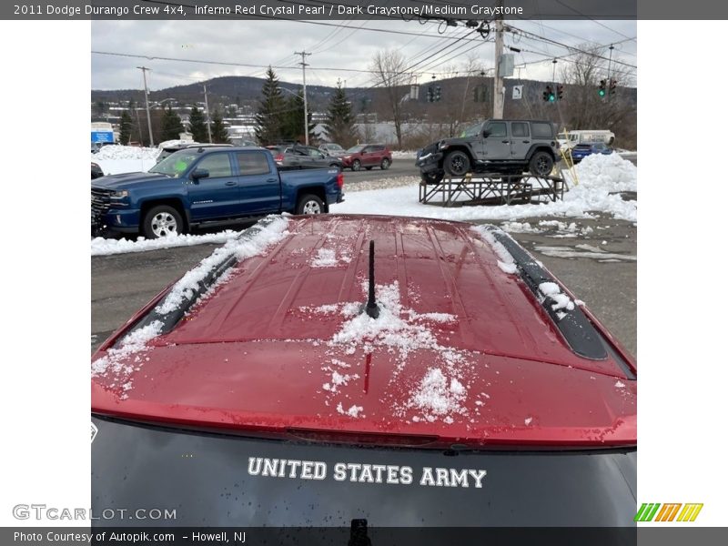 Inferno Red Crystal Pearl / Dark Graystone/Medium Graystone 2011 Dodge Durango Crew 4x4
