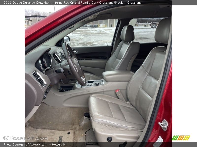 Inferno Red Crystal Pearl / Dark Graystone/Medium Graystone 2011 Dodge Durango Crew 4x4