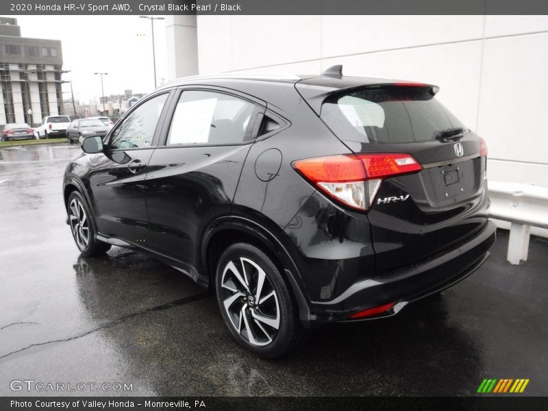 Crystal Black Pearl / Black 2020 Honda HR-V Sport AWD
