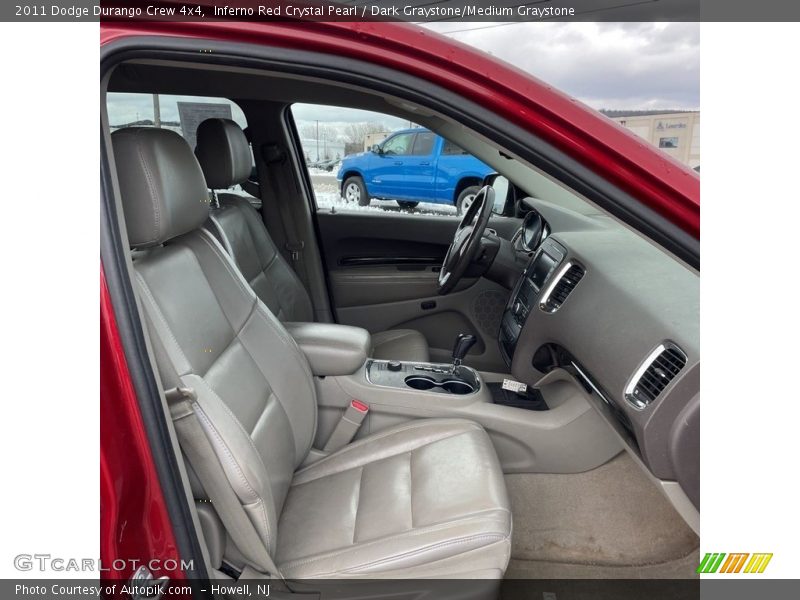 Inferno Red Crystal Pearl / Dark Graystone/Medium Graystone 2011 Dodge Durango Crew 4x4