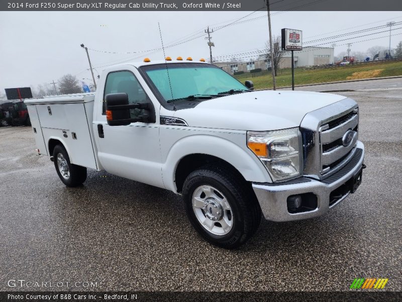 Oxford White / Steel 2014 Ford F250 Super Duty XLT Regular Cab Utility Truck