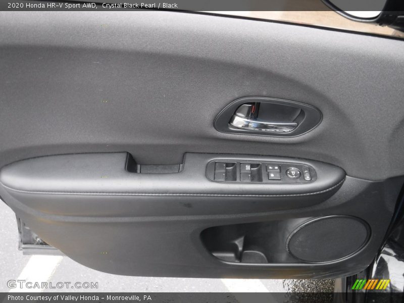 Crystal Black Pearl / Black 2020 Honda HR-V Sport AWD