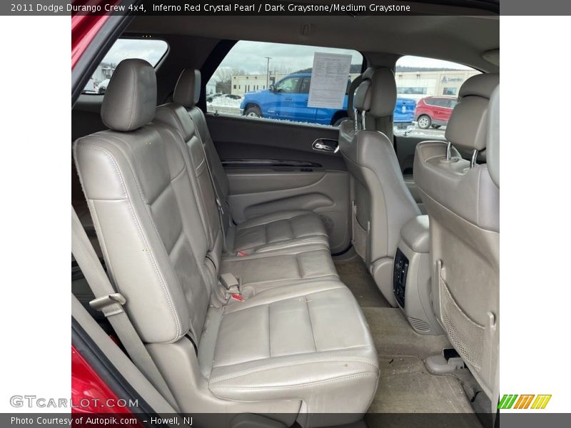 Inferno Red Crystal Pearl / Dark Graystone/Medium Graystone 2011 Dodge Durango Crew 4x4