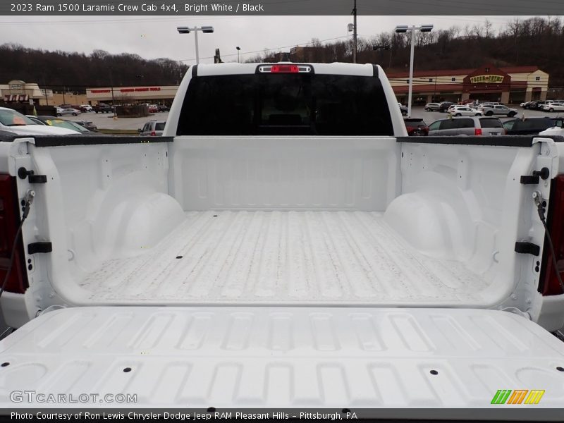 Bright White / Black 2023 Ram 1500 Laramie Crew Cab 4x4