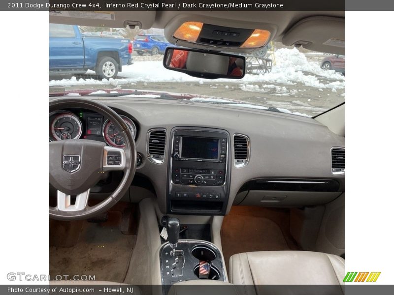 Inferno Red Crystal Pearl / Dark Graystone/Medium Graystone 2011 Dodge Durango Crew 4x4