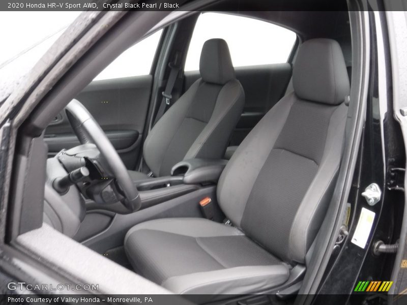 Crystal Black Pearl / Black 2020 Honda HR-V Sport AWD