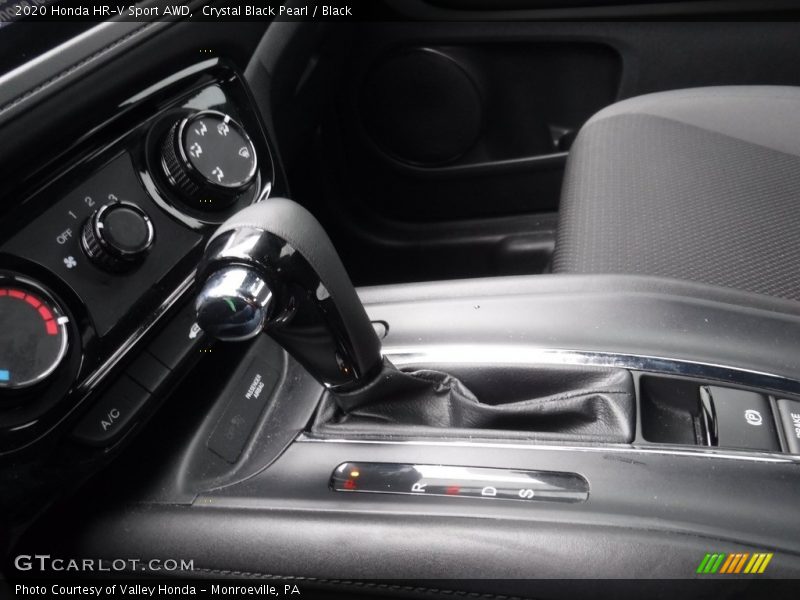 Crystal Black Pearl / Black 2020 Honda HR-V Sport AWD