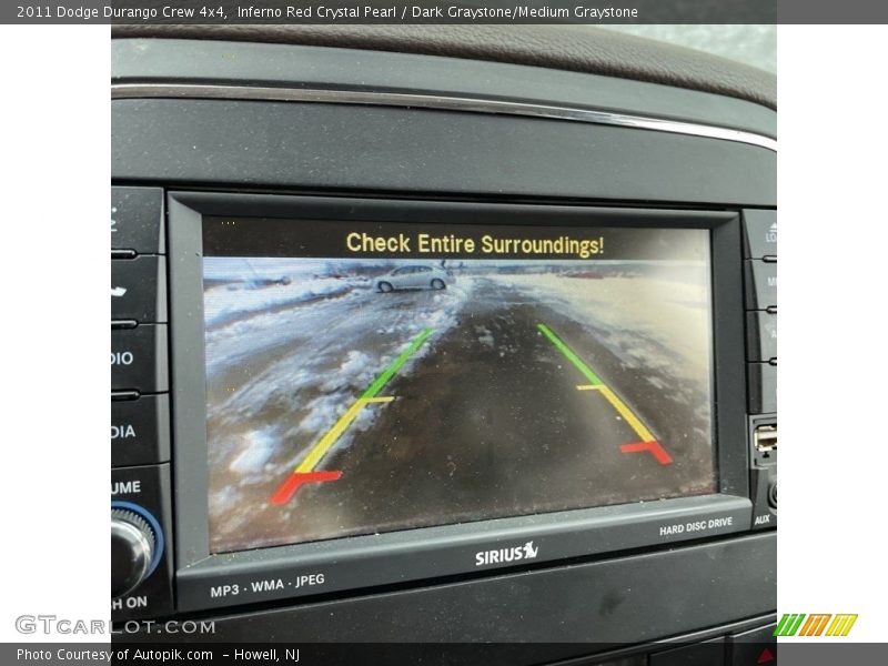 Inferno Red Crystal Pearl / Dark Graystone/Medium Graystone 2011 Dodge Durango Crew 4x4