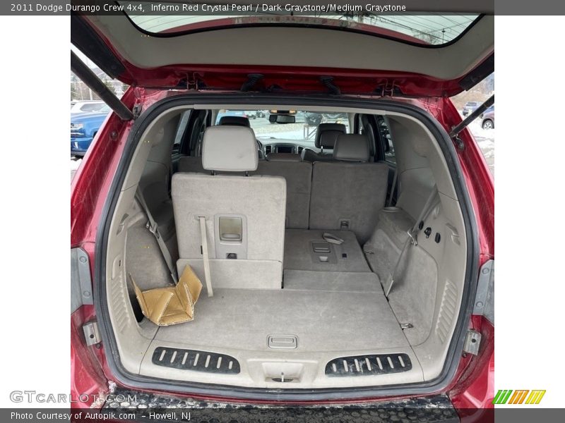 Inferno Red Crystal Pearl / Dark Graystone/Medium Graystone 2011 Dodge Durango Crew 4x4