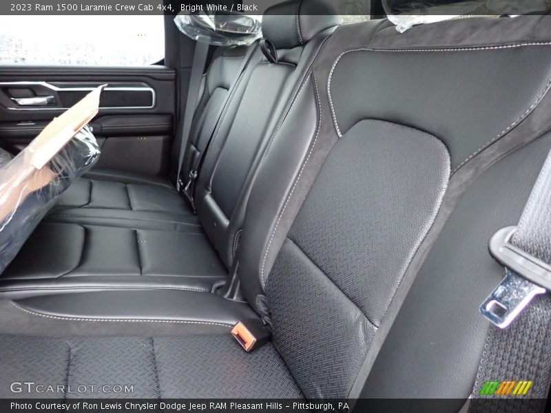 Bright White / Black 2023 Ram 1500 Laramie Crew Cab 4x4