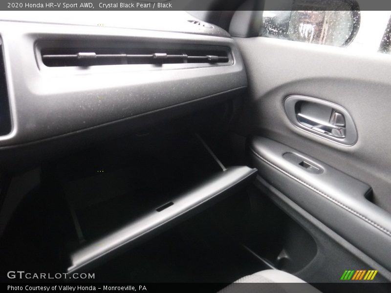 Crystal Black Pearl / Black 2020 Honda HR-V Sport AWD