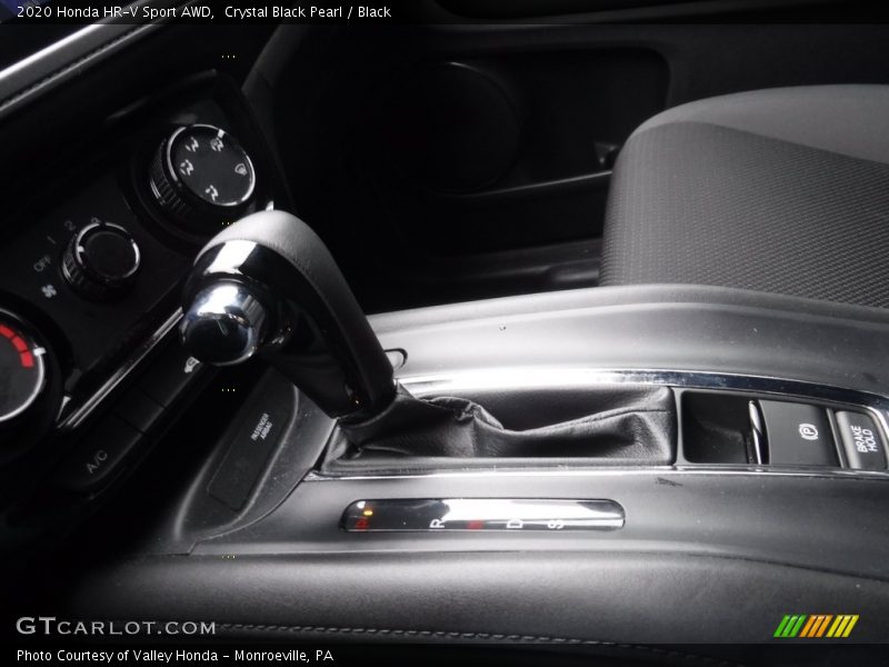 Crystal Black Pearl / Black 2020 Honda HR-V Sport AWD