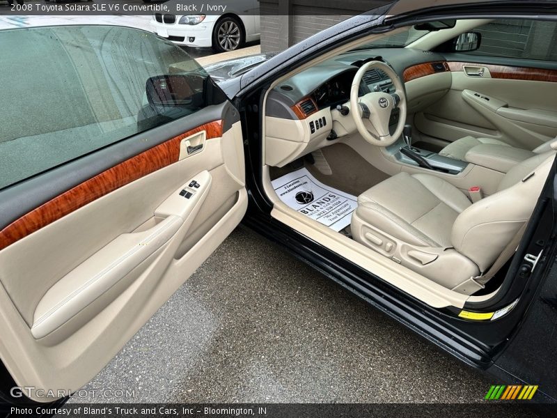 Black / Ivory 2008 Toyota Solara SLE V6 Convertible