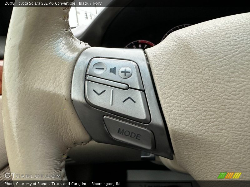 Black / Ivory 2008 Toyota Solara SLE V6 Convertible