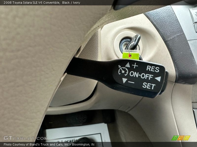 Black / Ivory 2008 Toyota Solara SLE V6 Convertible