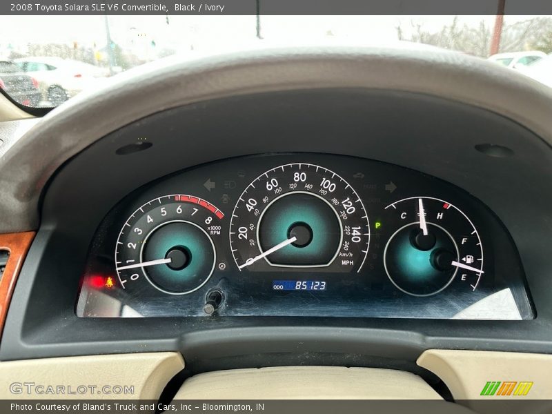 Black / Ivory 2008 Toyota Solara SLE V6 Convertible