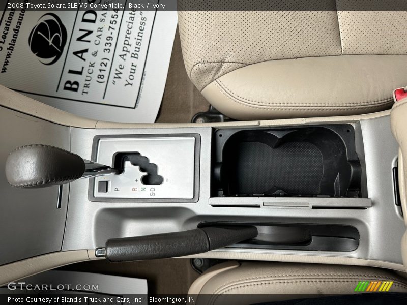 Black / Ivory 2008 Toyota Solara SLE V6 Convertible