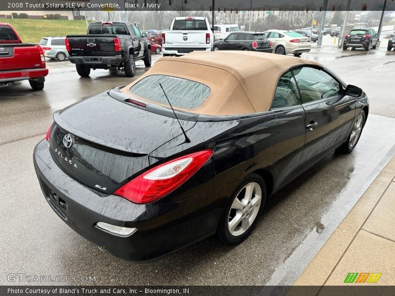 Black / Ivory 2008 Toyota Solara SLE V6 Convertible