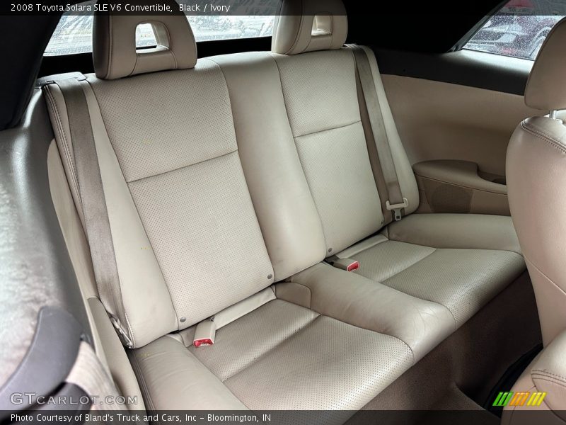 Black / Ivory 2008 Toyota Solara SLE V6 Convertible