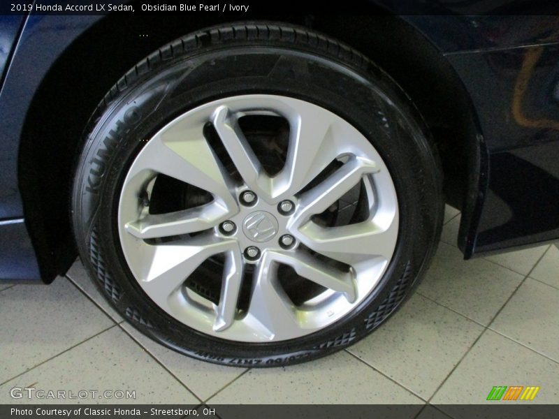 Obsidian Blue Pearl / Ivory 2019 Honda Accord LX Sedan