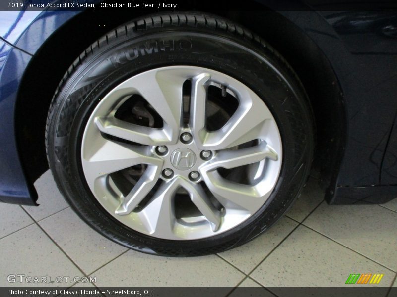 Obsidian Blue Pearl / Ivory 2019 Honda Accord LX Sedan
