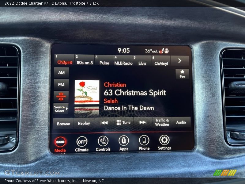 Frostbite / Black 2022 Dodge Charger R/T Daytona