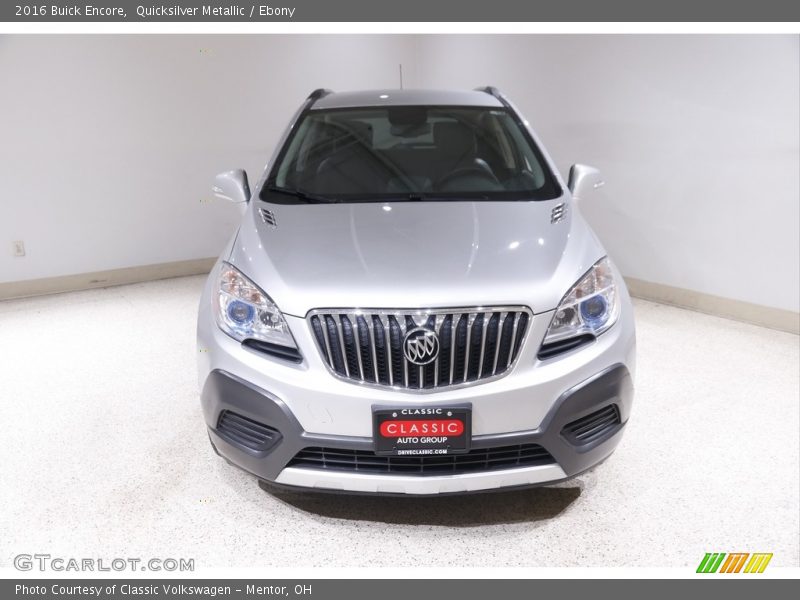 Quicksilver Metallic / Ebony 2016 Buick Encore