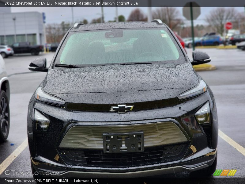 Mosaic Black Metallic / Jet Black/Nightshift Blue 2022 Chevrolet Bolt EV LT