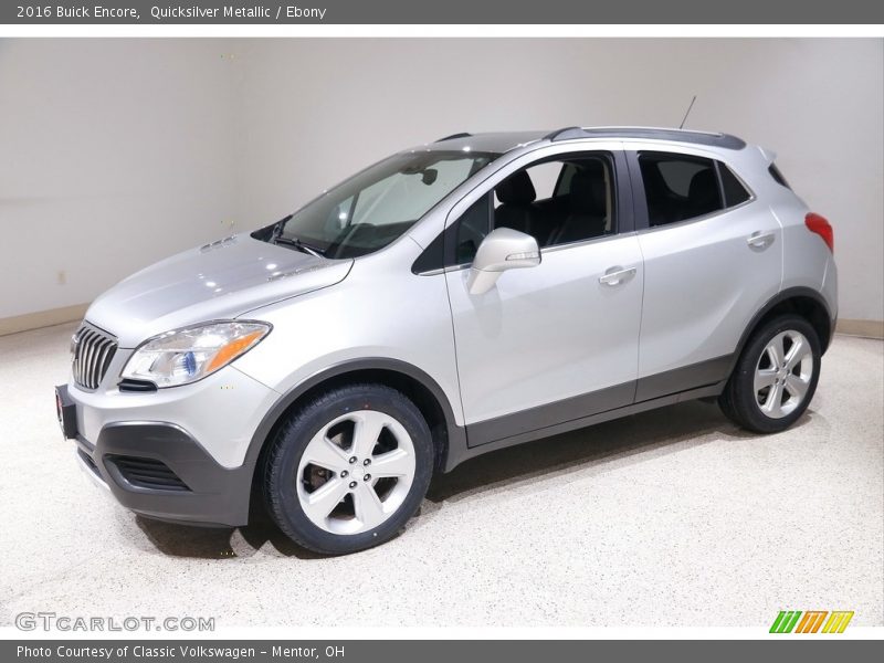 Quicksilver Metallic / Ebony 2016 Buick Encore