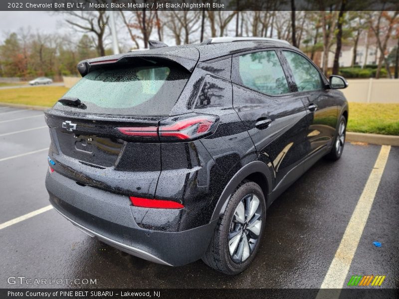 Mosaic Black Metallic / Jet Black/Nightshift Blue 2022 Chevrolet Bolt EV LT