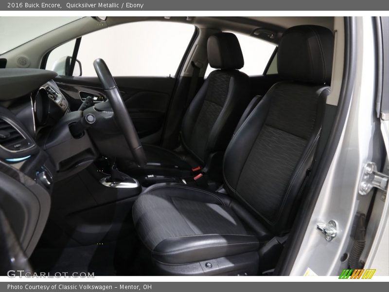 Quicksilver Metallic / Ebony 2016 Buick Encore