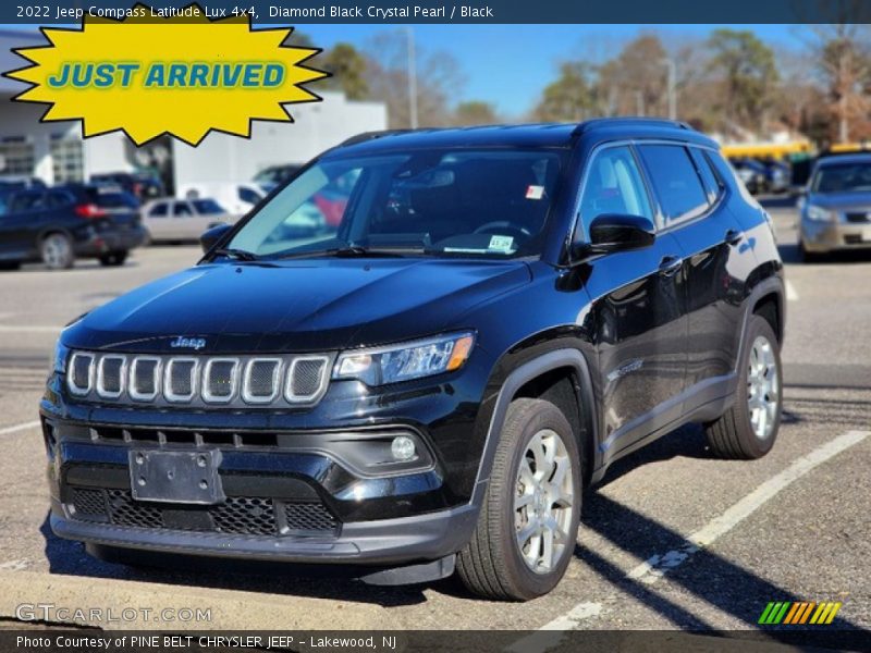 Diamond Black Crystal Pearl / Black 2022 Jeep Compass Latitude Lux 4x4