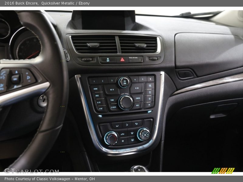Quicksilver Metallic / Ebony 2016 Buick Encore