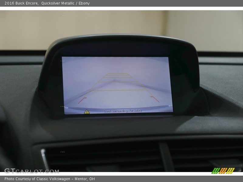 Quicksilver Metallic / Ebony 2016 Buick Encore