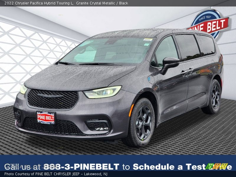 Granite Crystal Metallic / Black 2022 Chrysler Pacifica Hybrid Touring L