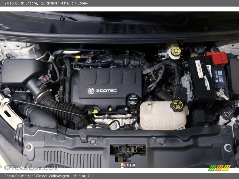 Quicksilver Metallic / Ebony 2016 Buick Encore