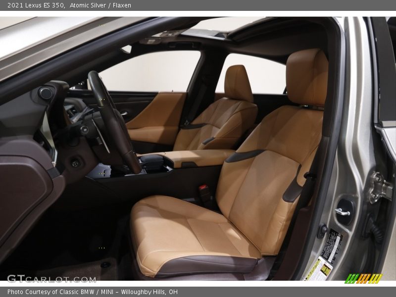 Atomic Silver / Flaxen 2021 Lexus ES 350