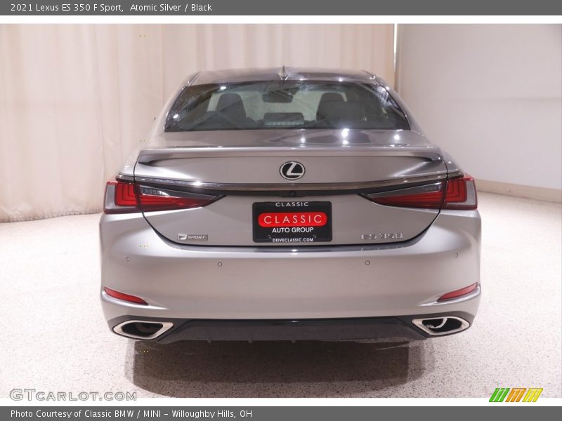 Atomic Silver / Black 2021 Lexus ES 350 F Sport