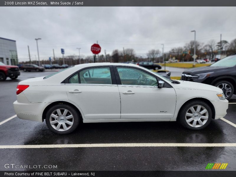 White Suede / Sand 2008 Lincoln MKZ Sedan
