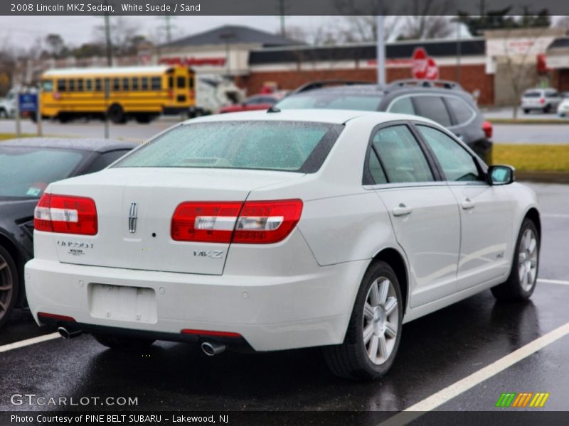White Suede / Sand 2008 Lincoln MKZ Sedan