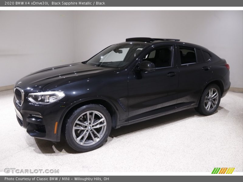 Black Sapphire Metallic / Black 2020 BMW X4 xDrive30i